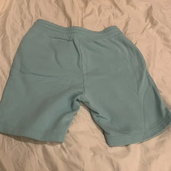 Gap Logo Aqua Fleece Shorts Size Medium - Picture 4 of 5